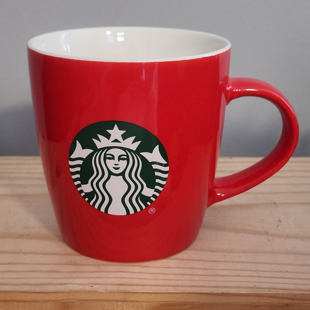Starbucks 2020 Holiday Bold Red Ceramic Mug
